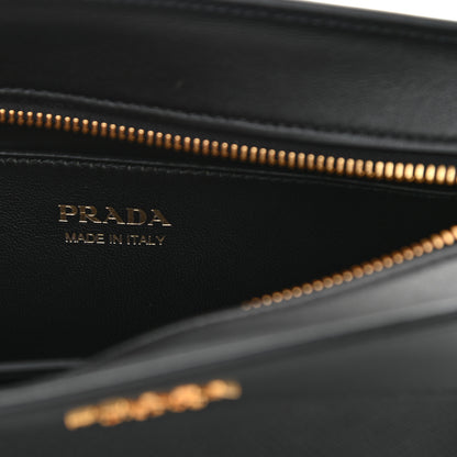 Prada Saffiano Soft Calfskin Bandoliera Bag Black 6 of 11