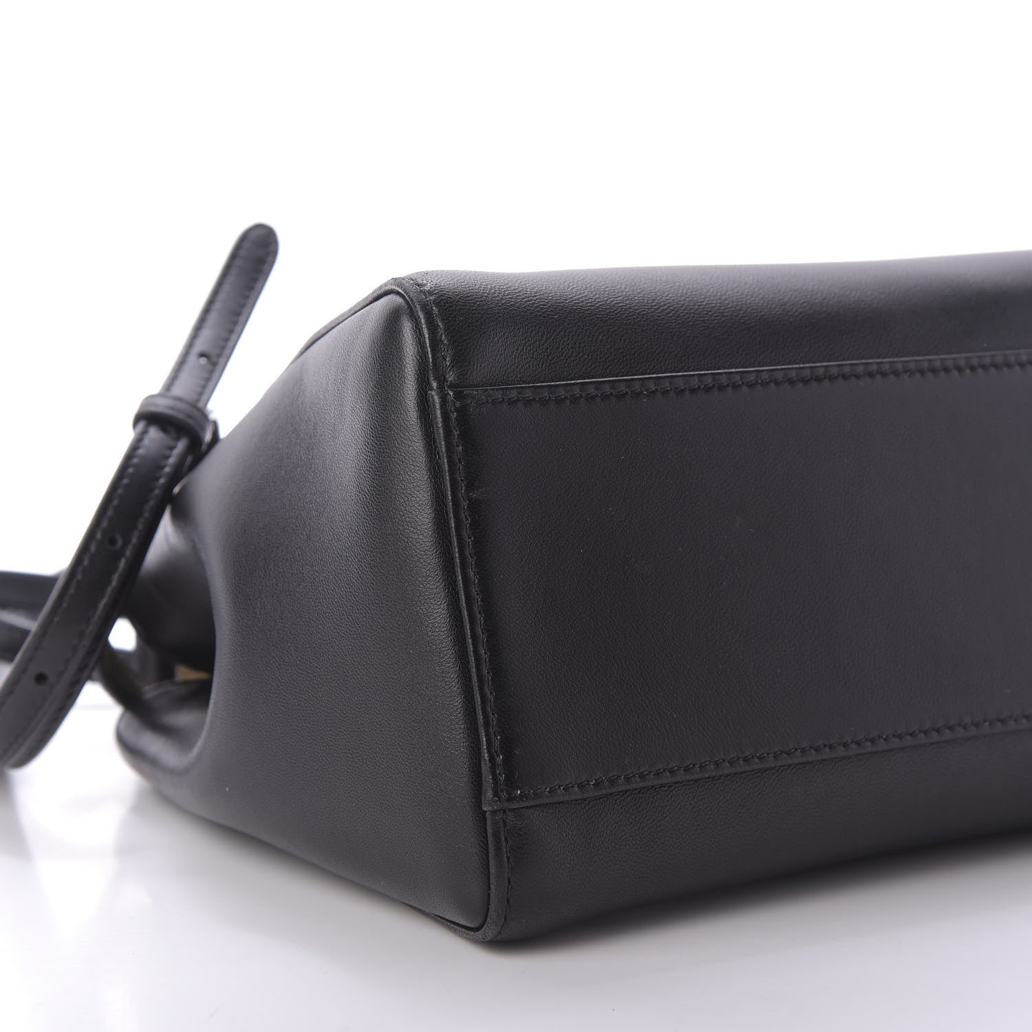 Fendi Nappa Mini Peekaboo Iconic Satchel Black 6 of 9