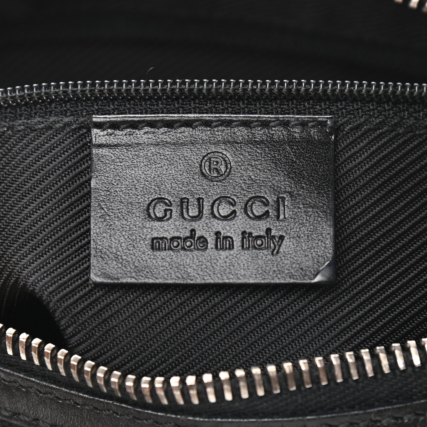 Monogram GG Small Clasp Hobo Black