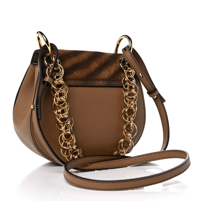 Chloe Suede Calfskin Quilted Drew Bijou Shoulder Bag Nut 2 of 16