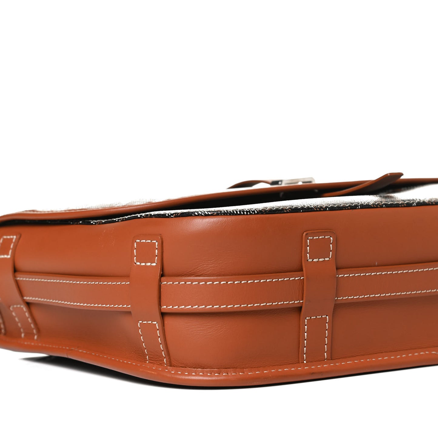 Goyardine Belvedere II MM Messenger Bag Black Gold