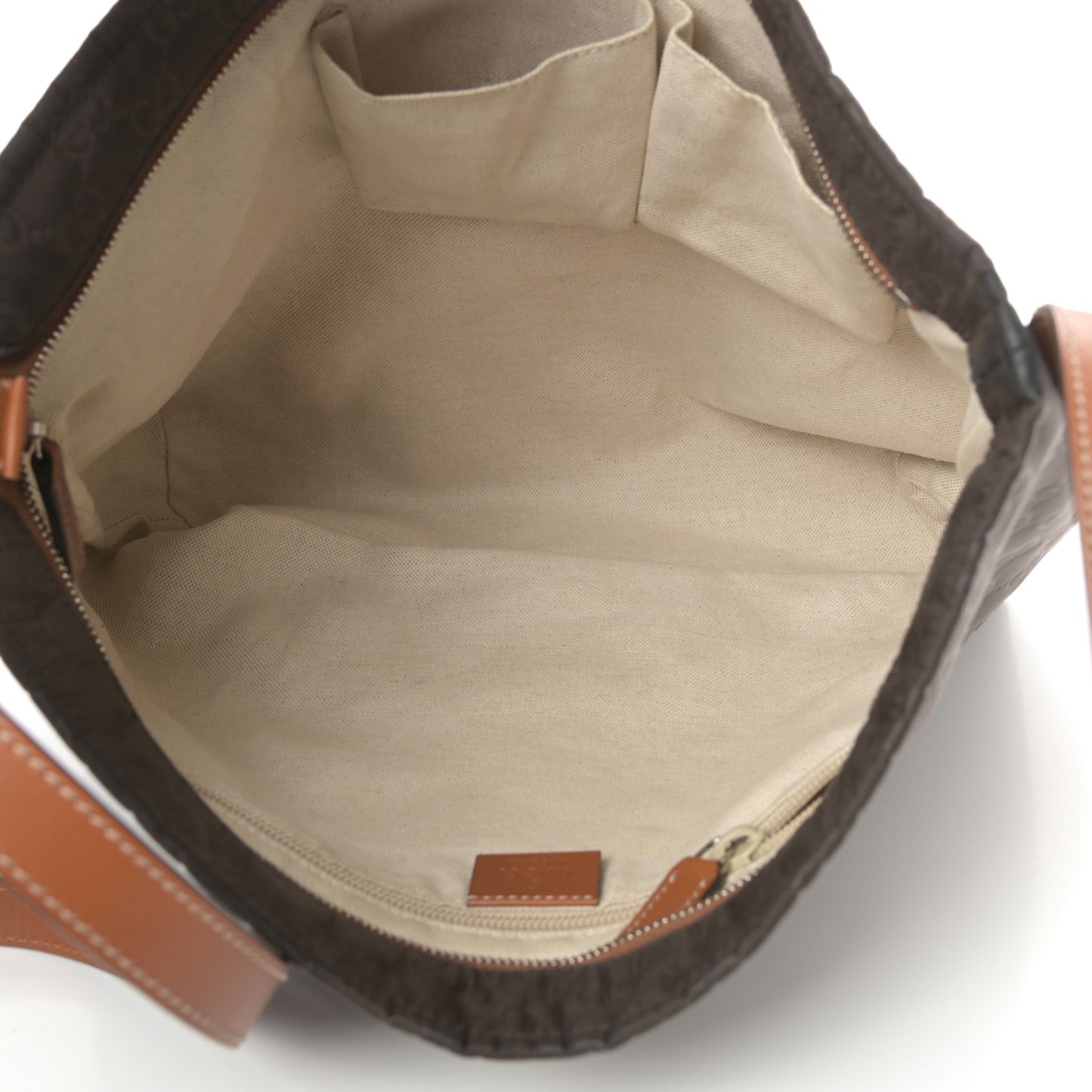 Nylon Guccissima Messenger Bag Brown