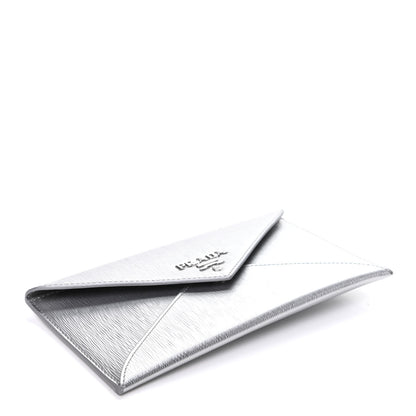 Prada Vitello Move Envelope Wallet Cromo 4 of 7