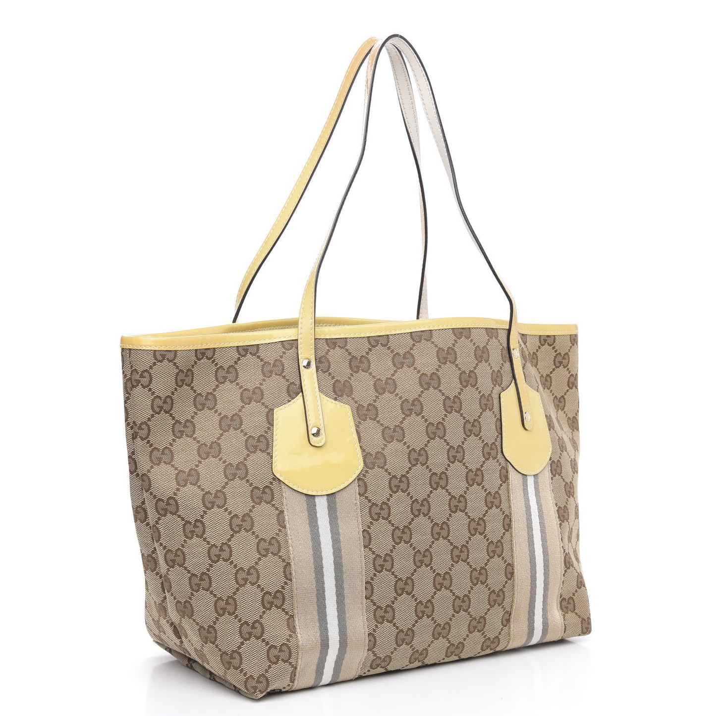 Monogram Web Medium Jolie Tote Yellow