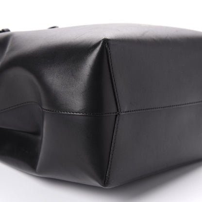 Mansur Gavriel Vegetable Tanned Calfskin Bucket Bag Black Flamma 6 of 10