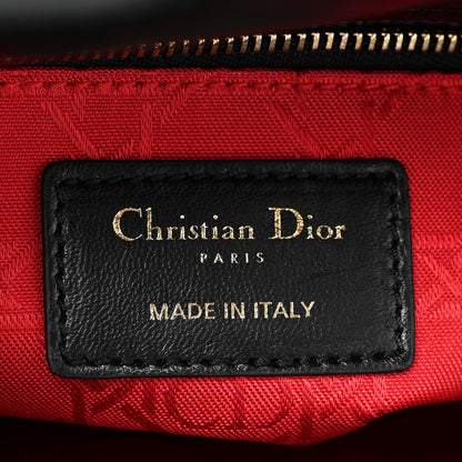 Christian Dior Lambskin Cannage Small Lucky Badges My Lady Dior Black 6 of 13