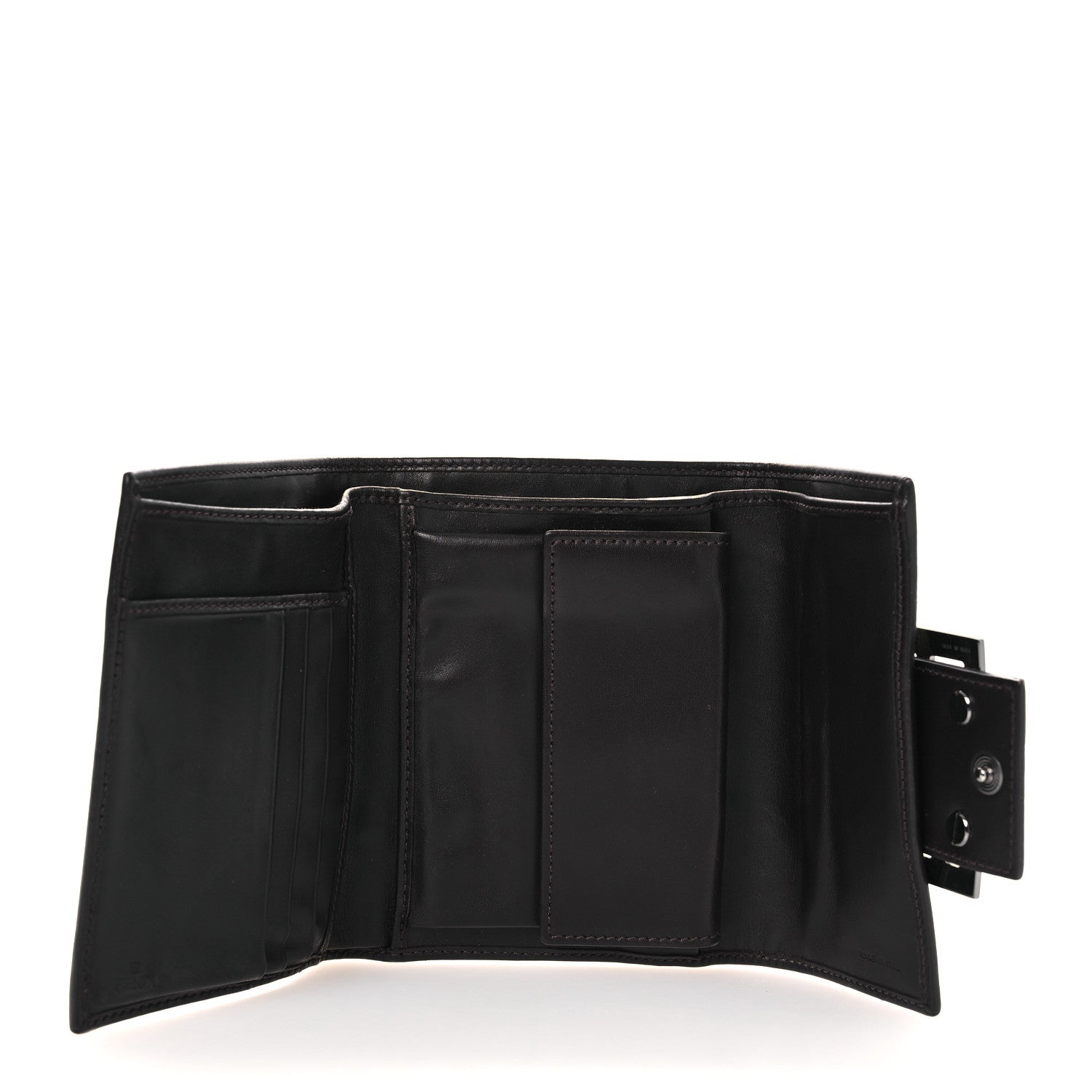 Fendi Zucchino Compact Wallet Tobacco 5 of 11