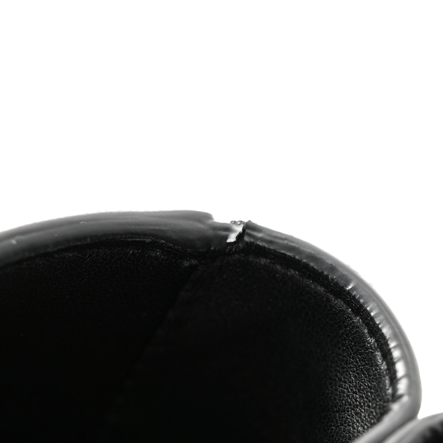 Lambskin Studded Small Inez Drawstring Bag Black
