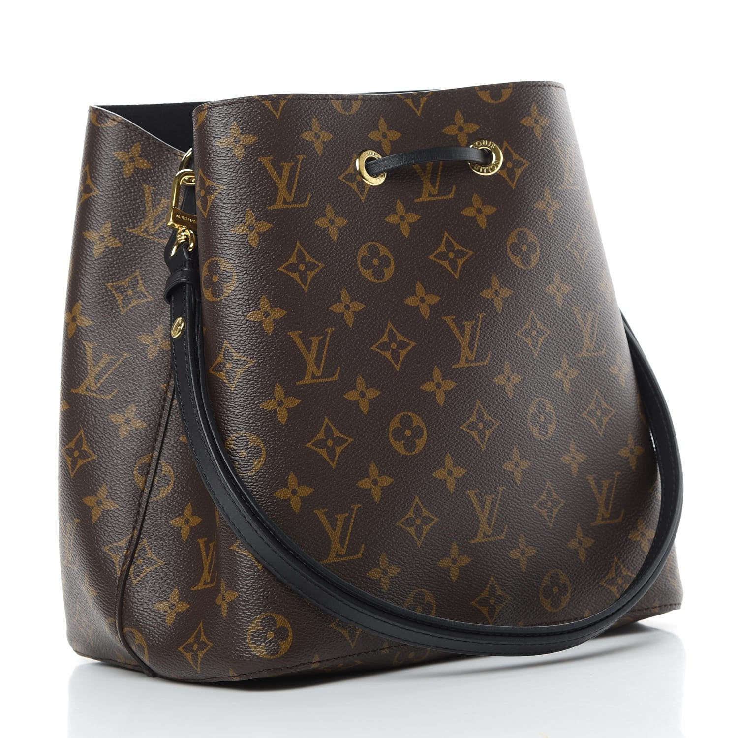 Louis Vuitton Monogram Neonoe MM Black 3 of 10