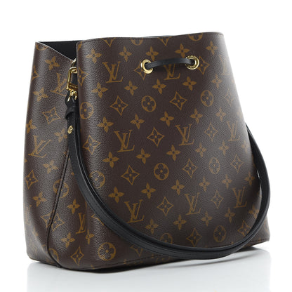 Louis Vuitton Monogram Neonoe MM Black 3 of 10