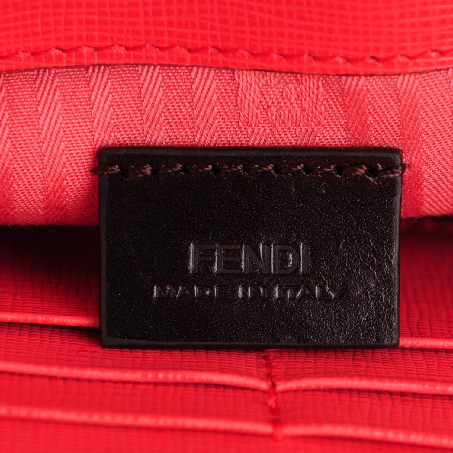 Fendi Vitello Elite Large 2Jours Clutch Rosa Exstasy 6 of 7