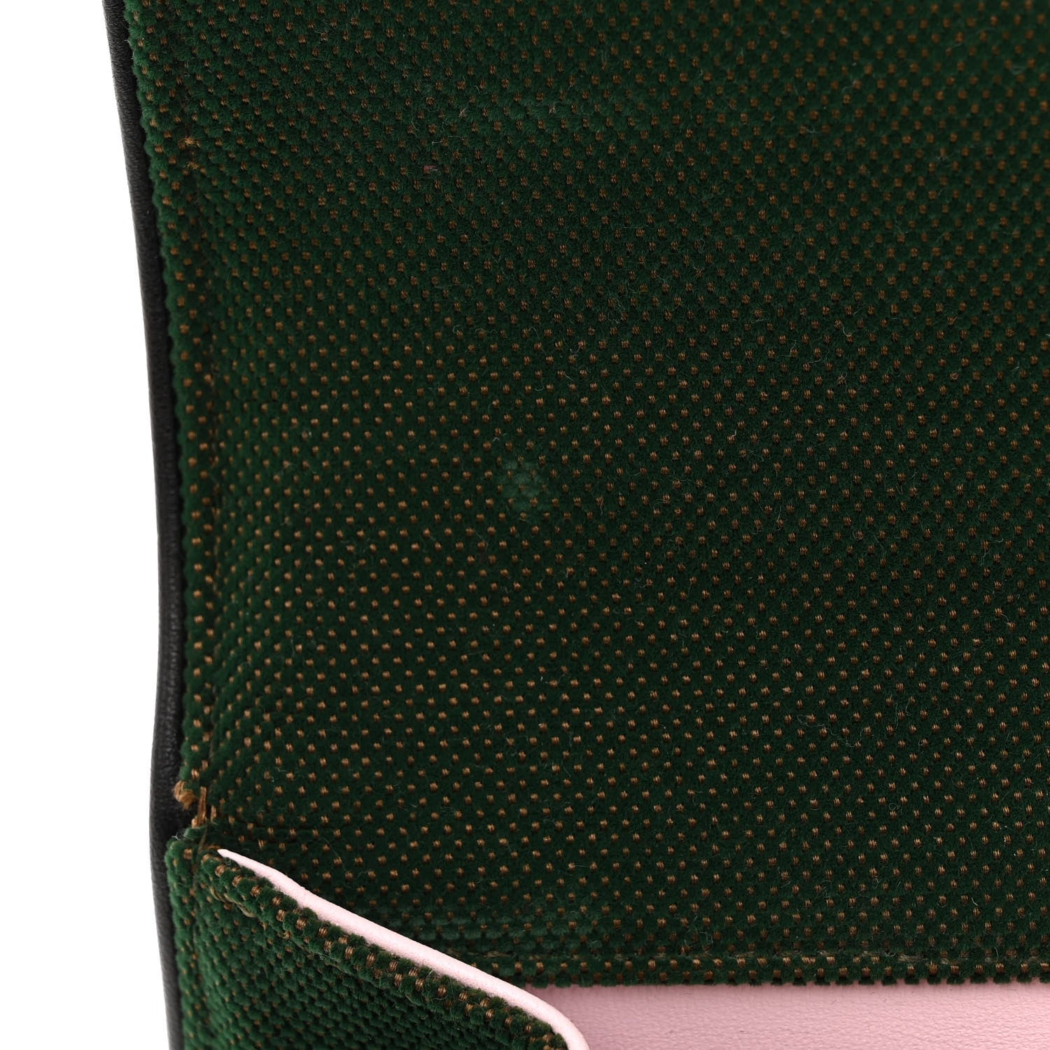 Christian Dior Velvet Monogram Diorama Satchel Green 12 of 16