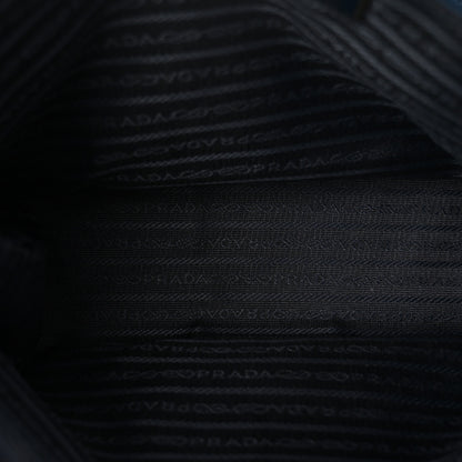 Prada Nylon Tessuto Quilted Shoulder Bag Blue 5 of 9