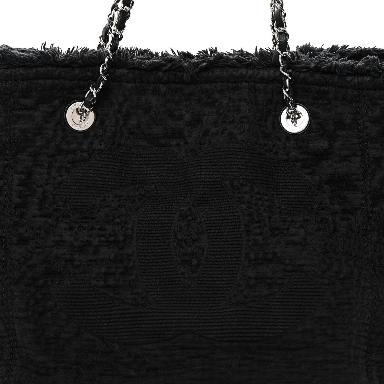 Chanel Canvas Small Double Face Tote Black 8 of 10