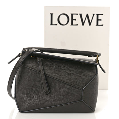 Loewe Calfskin Mini Puzzle Edge Bag Dark Grey 9 of 9