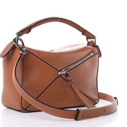 Loewe Calfskin Small Puzzle Bag Tan 3 of 11
