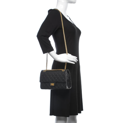 Chanel Aged Calfskin Quilted 2.55 Reissue 225 Flap Black 2 of 11