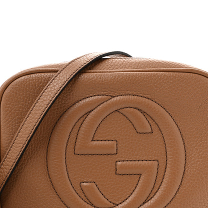 Gucci Pebbled Calfskin Small Soho Disco Bag Camelia 8 of 13