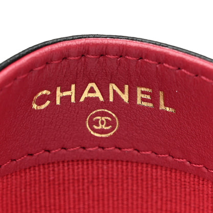 Chanel Lambskin Quilted Chanel 19 Card Holder Black 6 of 9