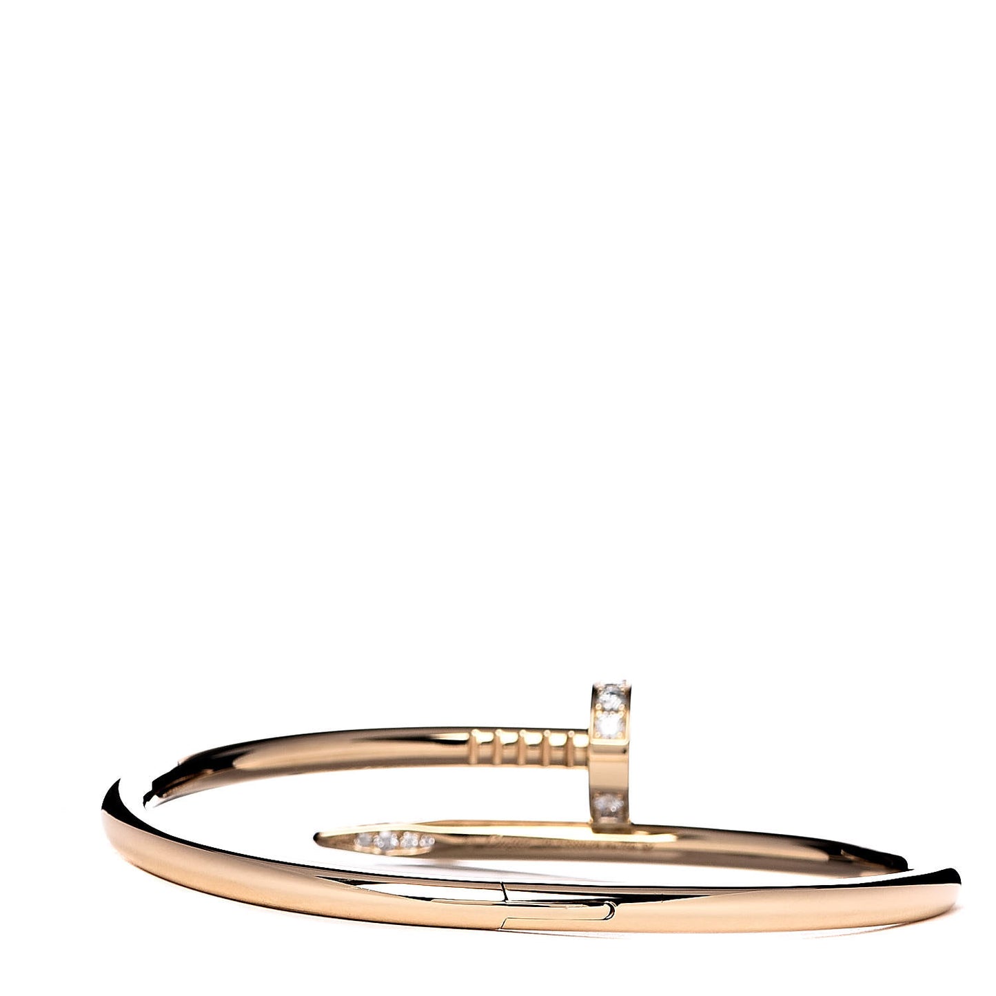 18K Yellow Gold Diamond Juste Un Clou Bracelet 16