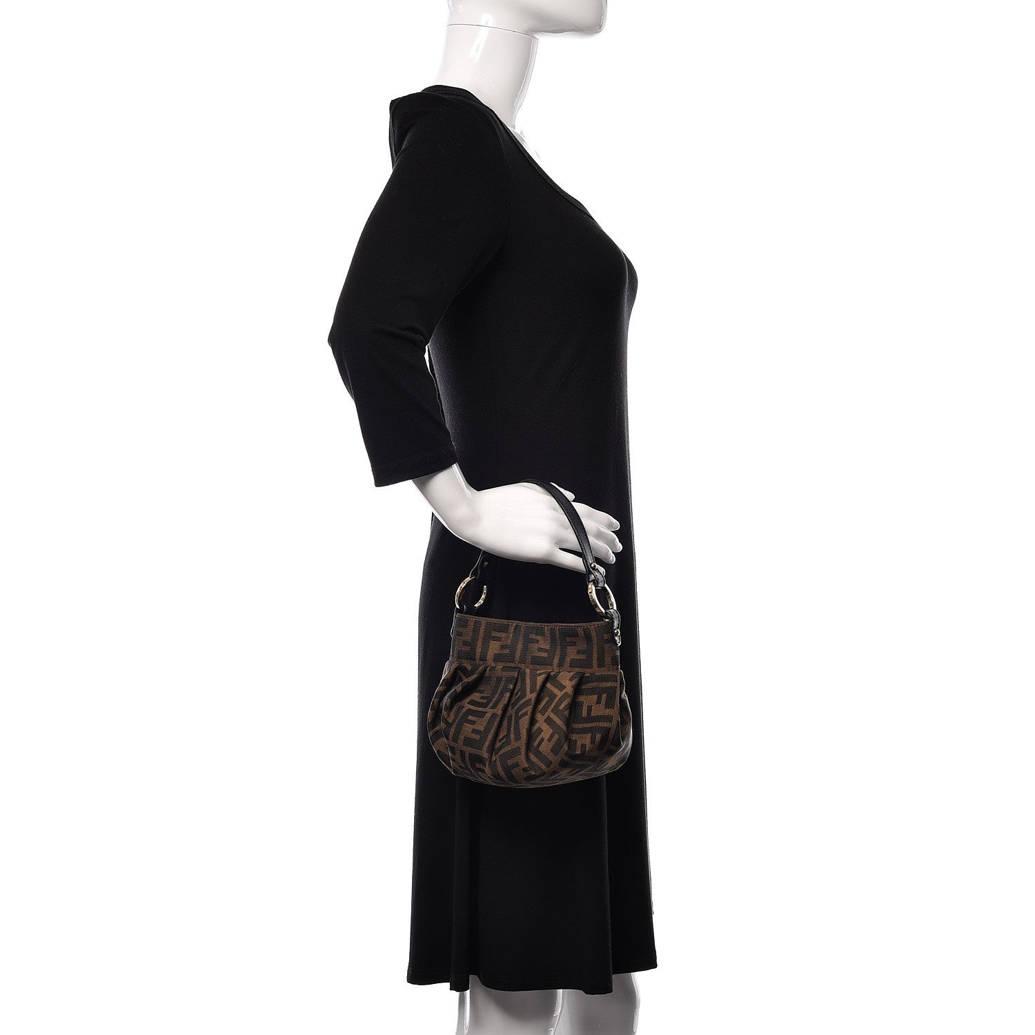 Fendi Zucca Mini Chef Hobo Tobacco 2 of 11