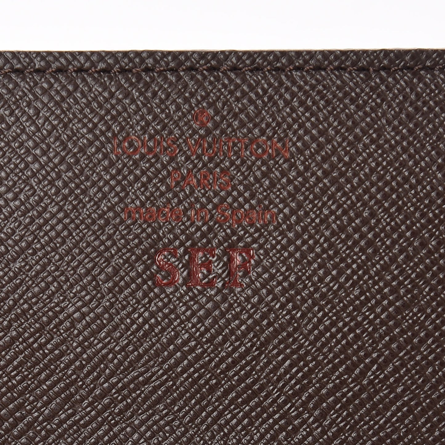 Damier Ebene Business Card Holder