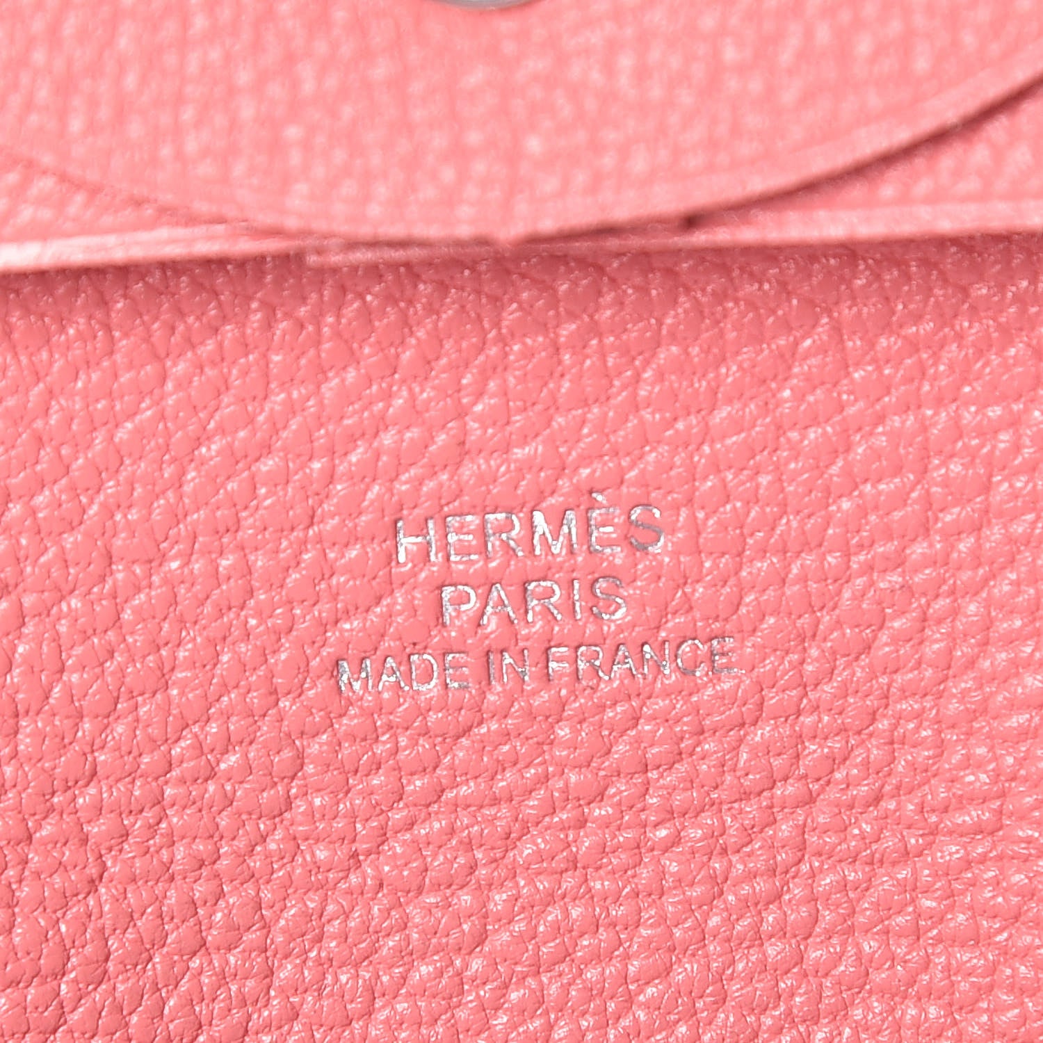 Hermes Chevre Mysore Bastia Coin Purse Rose Ete 7 of 8