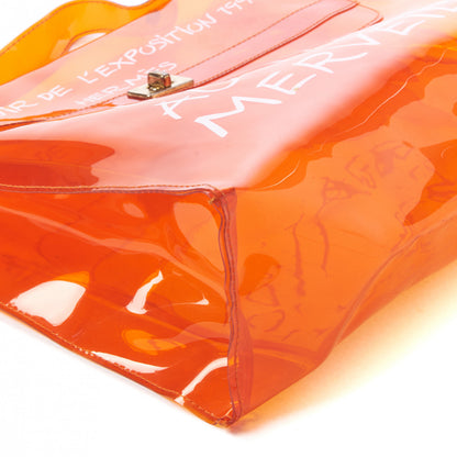 Hermes Vinyl Souvenir De L'Exposition Kelly Orange 5 of 8
