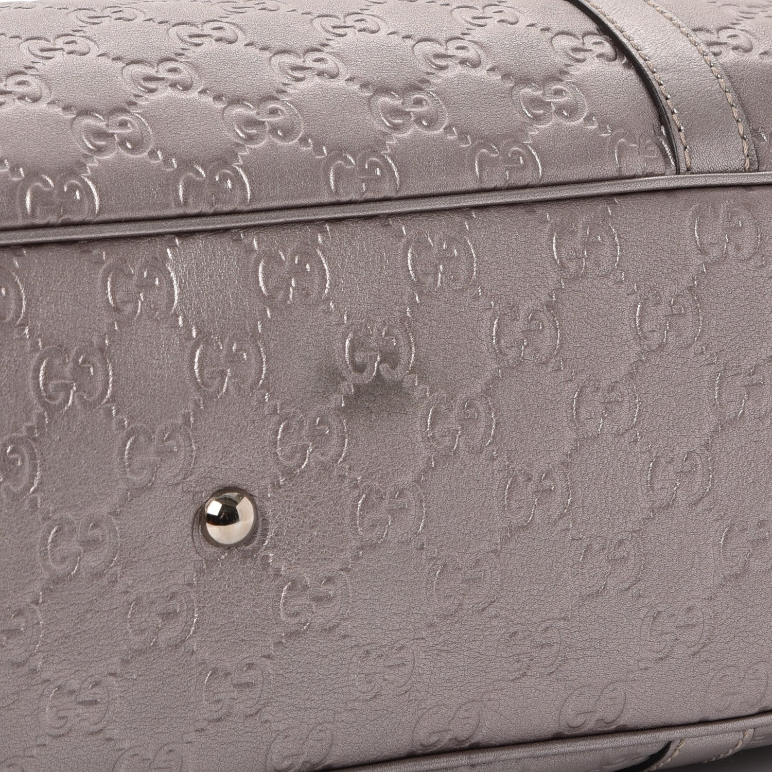 Gucci Metallic Guccissima Large GG Twins Tote Mauve 8 of 9