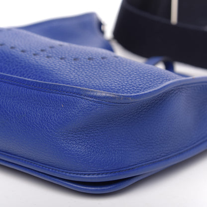Hermes Amazone Evelyne III PM Bleu Electrique Black 9 of 10