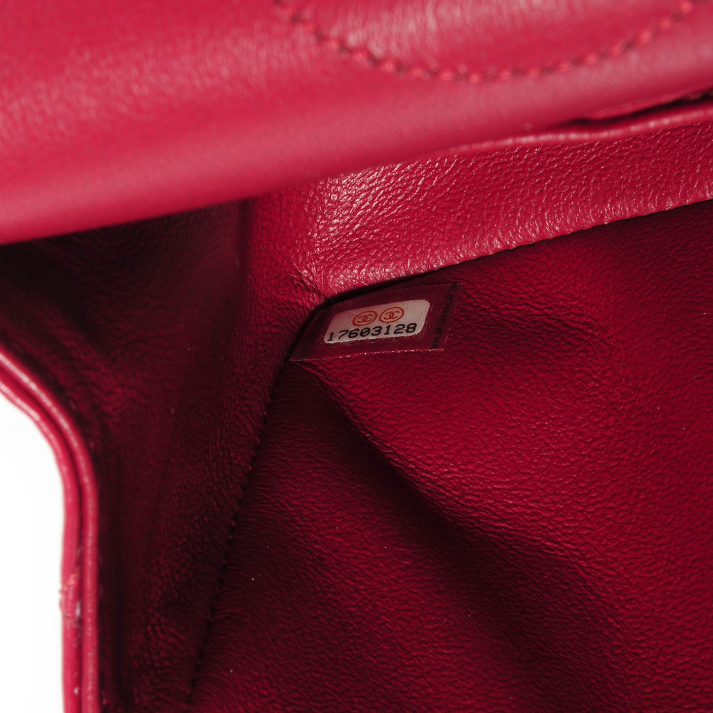 Aged Calfskin Quilted 2.55 Reissue 224 Flap Red