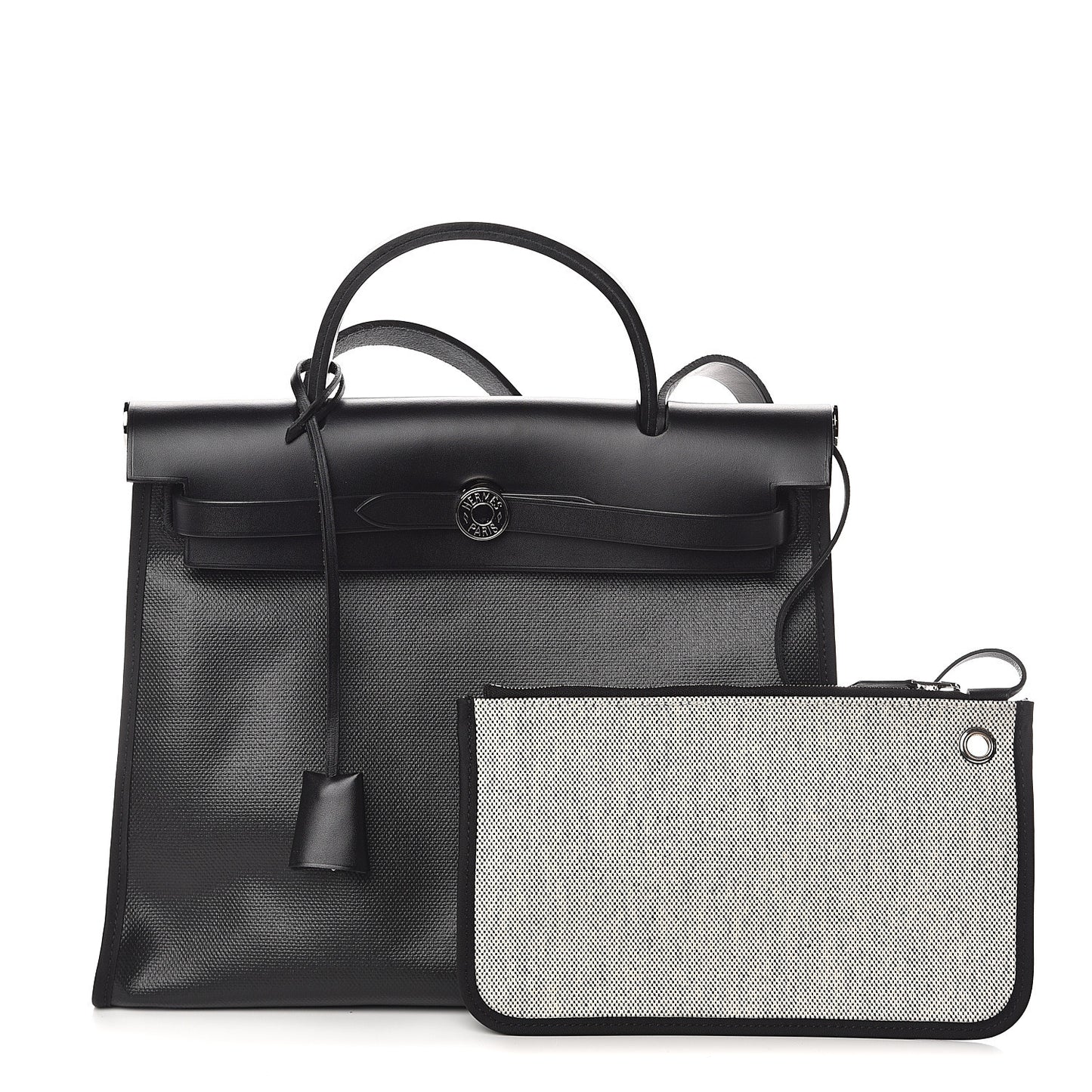 Toile H Berline Vache Hunter Herbag Zip PM 31 Black Ecru