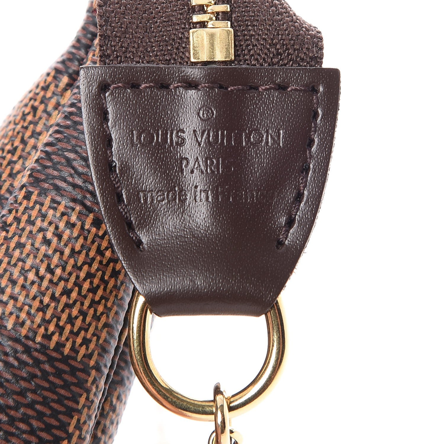 Louis Vuitton Damier Ebene Mini Pochette Accessories 7 of 8