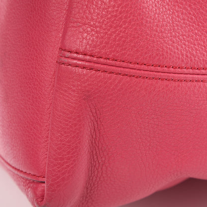 Gucci Pebbled Calfskin Medium Soho Chain Shoulder Bag Pink 18 of 23