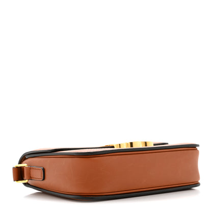 Celine Textile Natural Calfskin Teen Triomphe White Tan 4 of 14