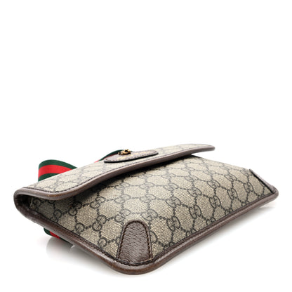 Gucci GG Supreme Monogram Neo Vintage Web Belt Bag Brown 4 of 11