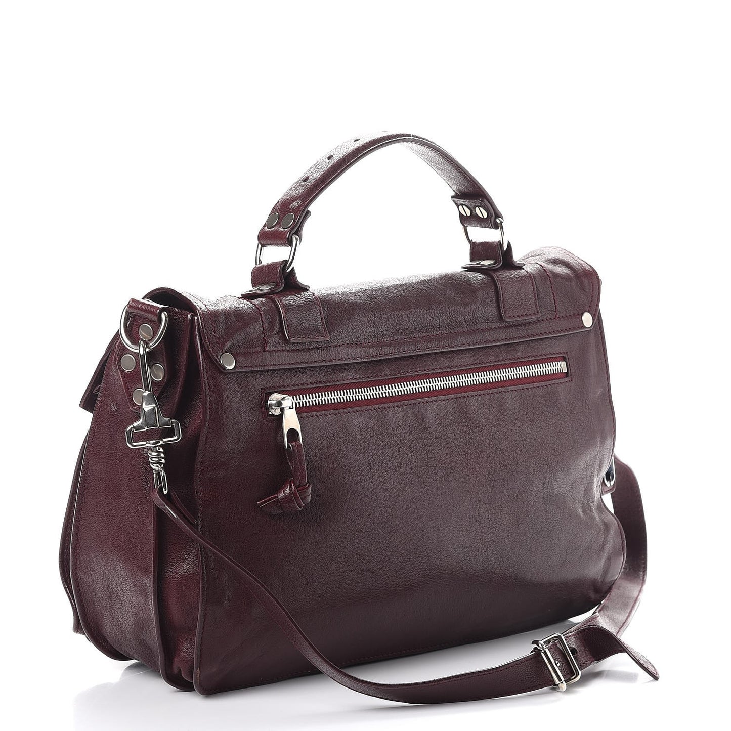 Lambskin Medium PS1 Satchel Oxblood