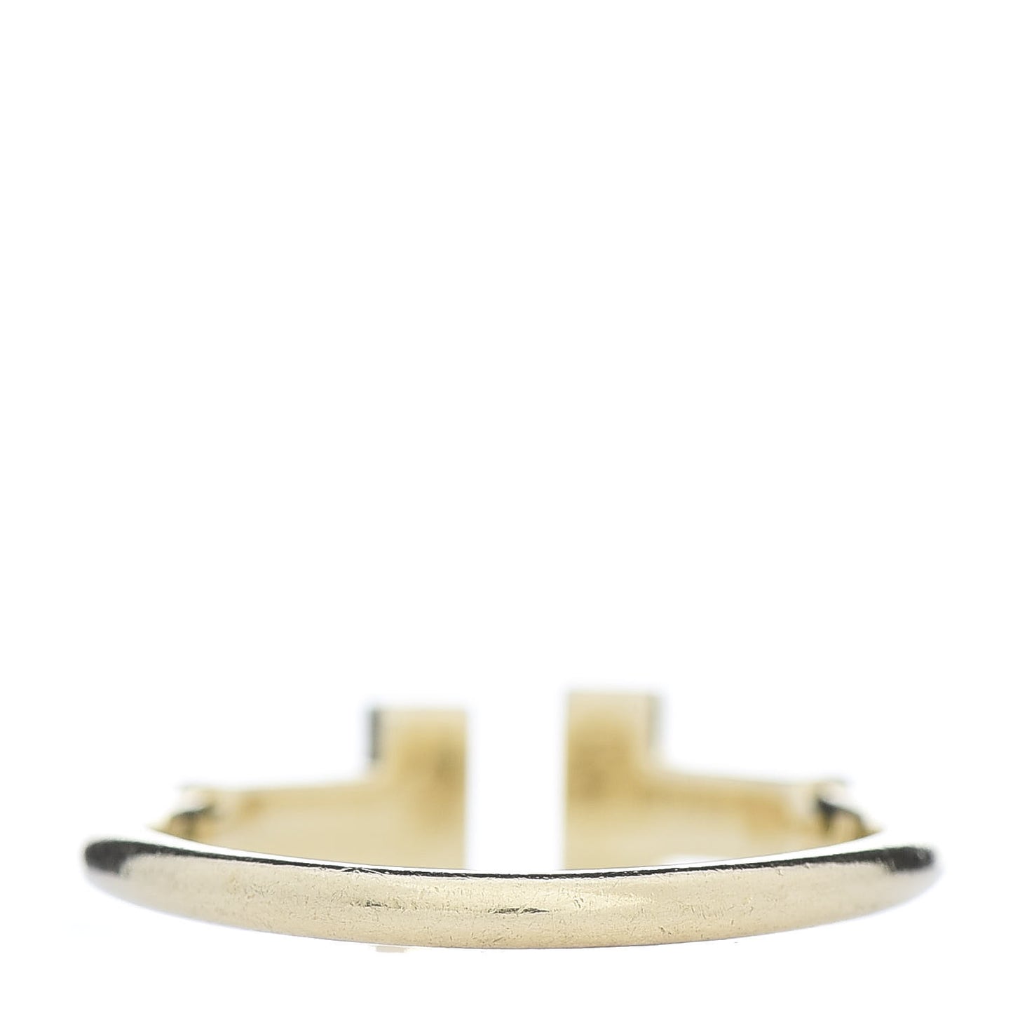 18K Yellow Gold Diamond T Wire Ring 50 5.5
