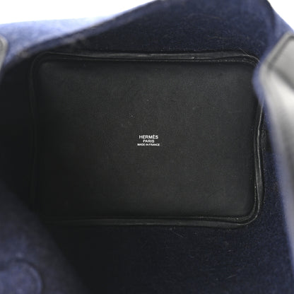 Hermes Feutre Swift Picotin Lock 18 PM Bleu Nuit Black 6 of 11