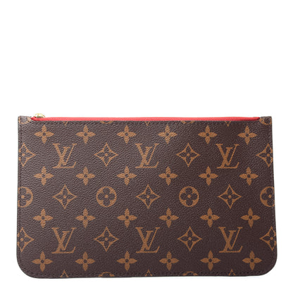 Louis Vuitton Monogram Neverfull MM GM Pochette Cherry 1 of 7