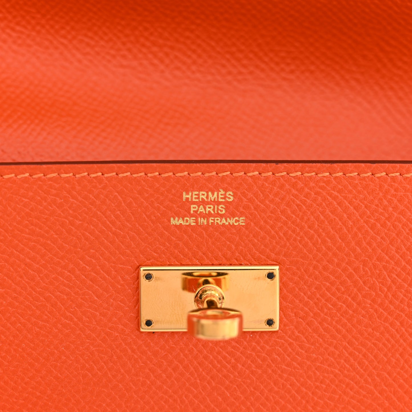 Epsom Kelly Longue Wallet Orange