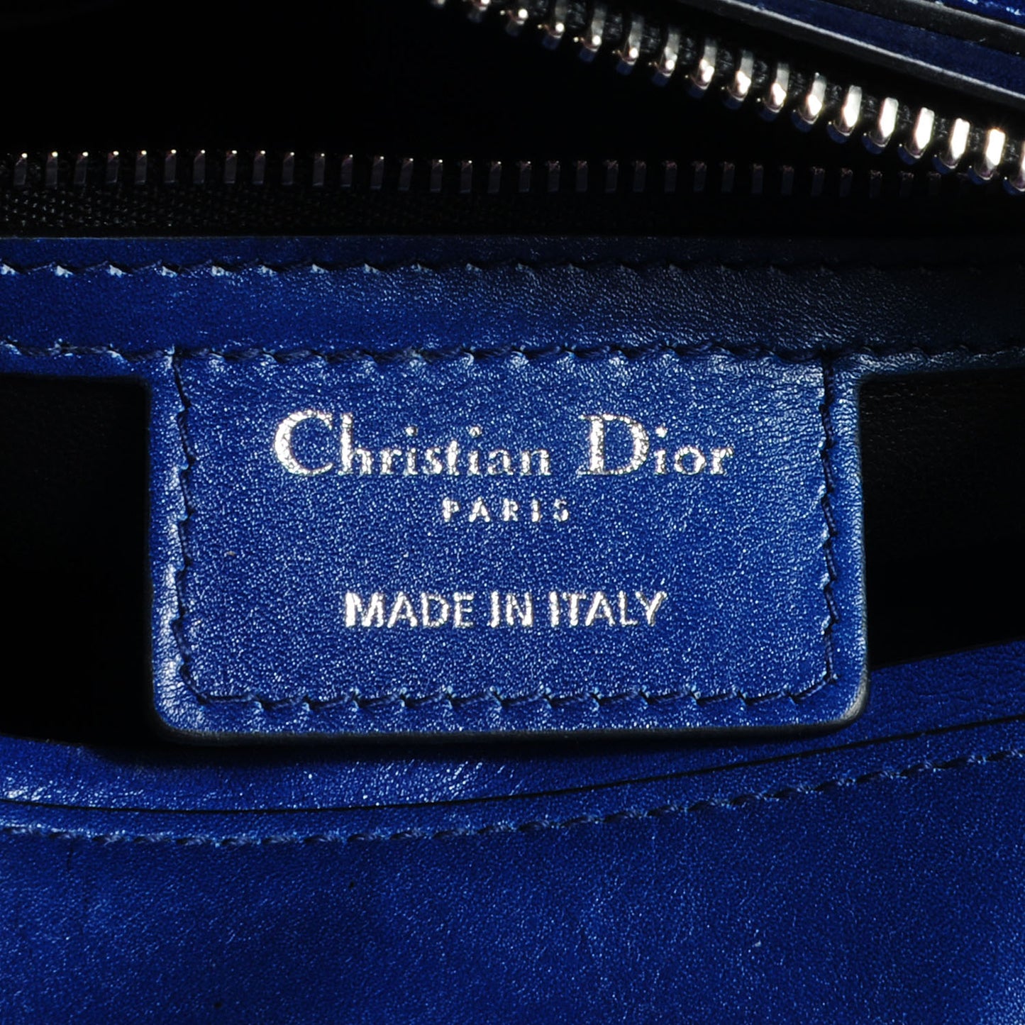 Box Calfskin Gradient Medium Lady Dior Purple Blue Green