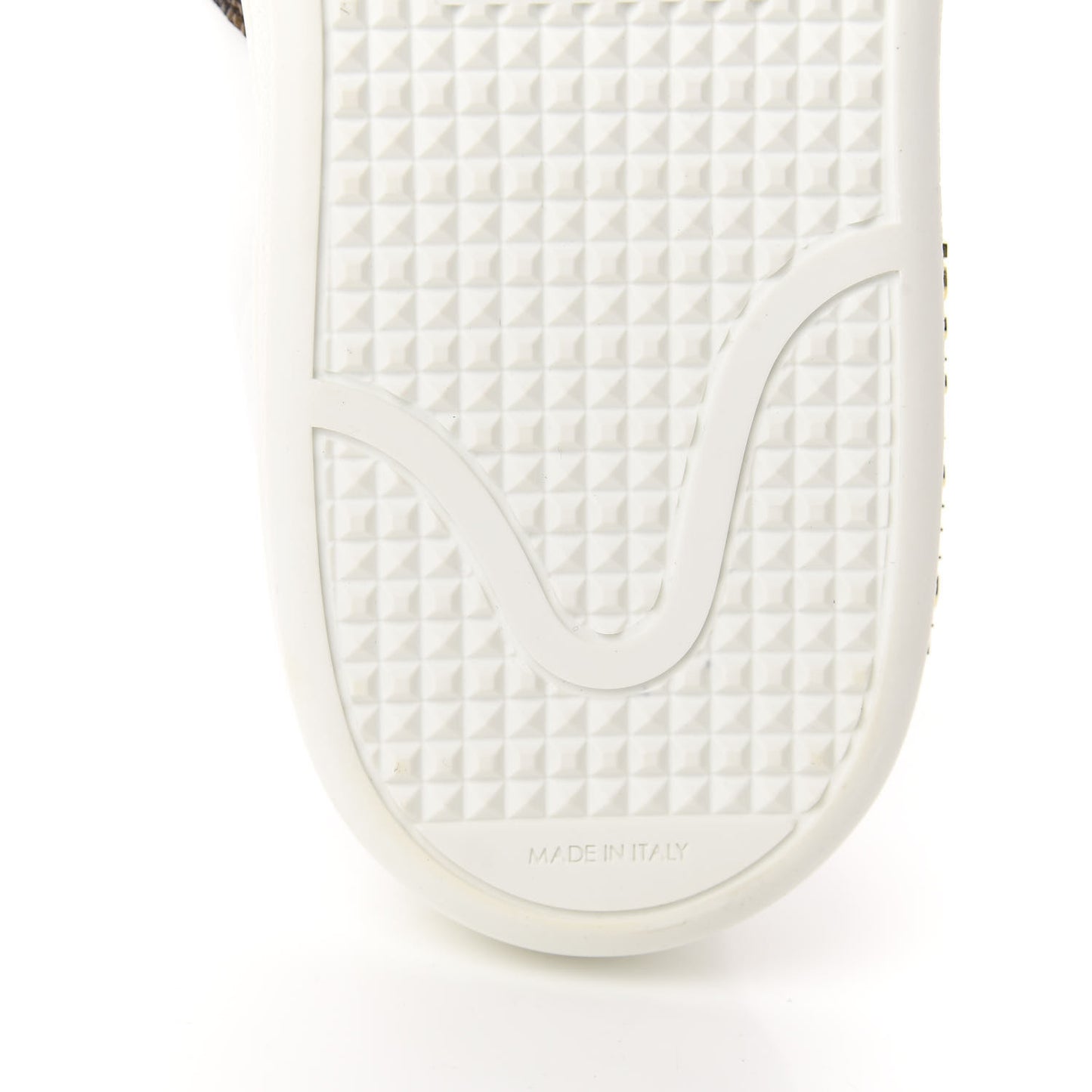 Calfskin Monogram Frontrow Sneakers 40 White