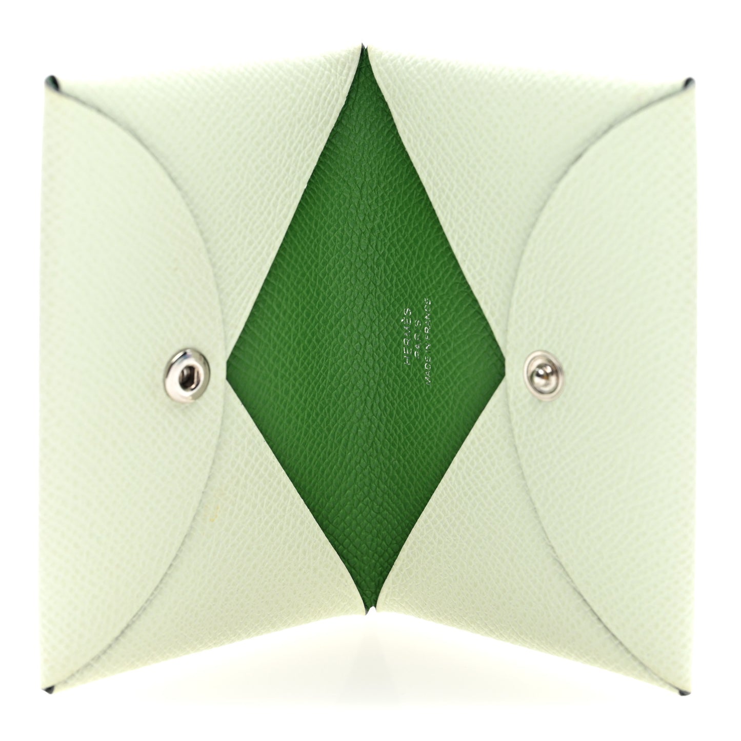 Epsom Verso Calvi Card Case Vert Fizz Vert Yucca