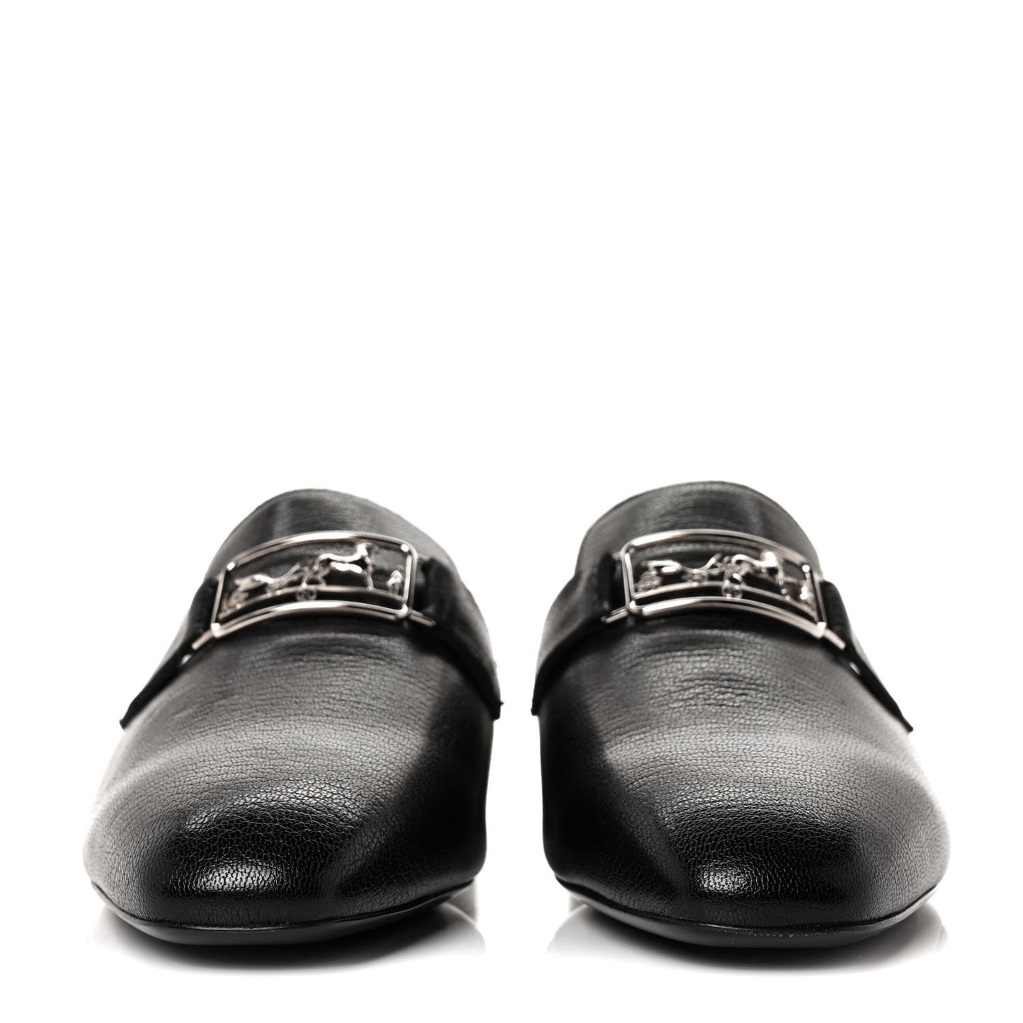 Goatskin Vincennes Mules 35.5 Black