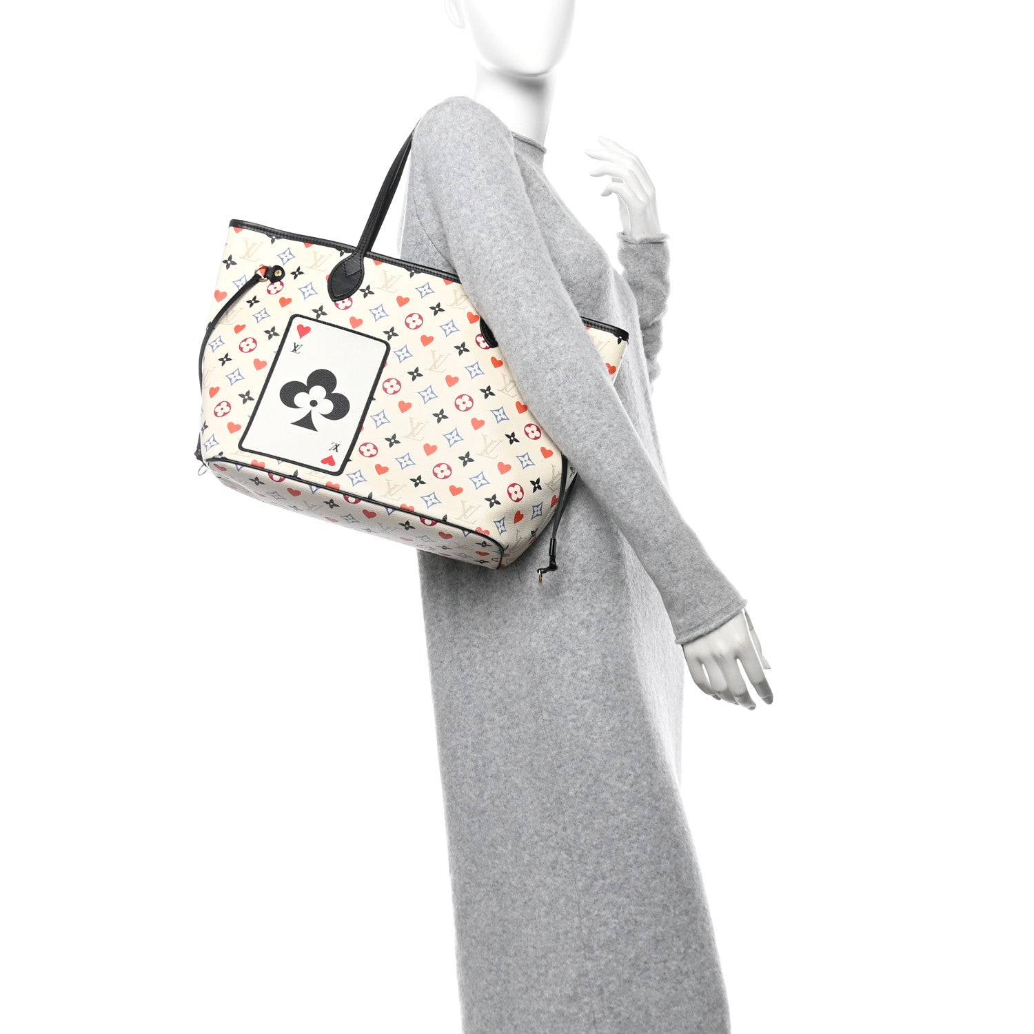 Louis Vuitton Game On Neverfull MM White 2 of 12