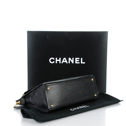 Chanel Caviar Flap Shoulder Bag Black 4 of 8