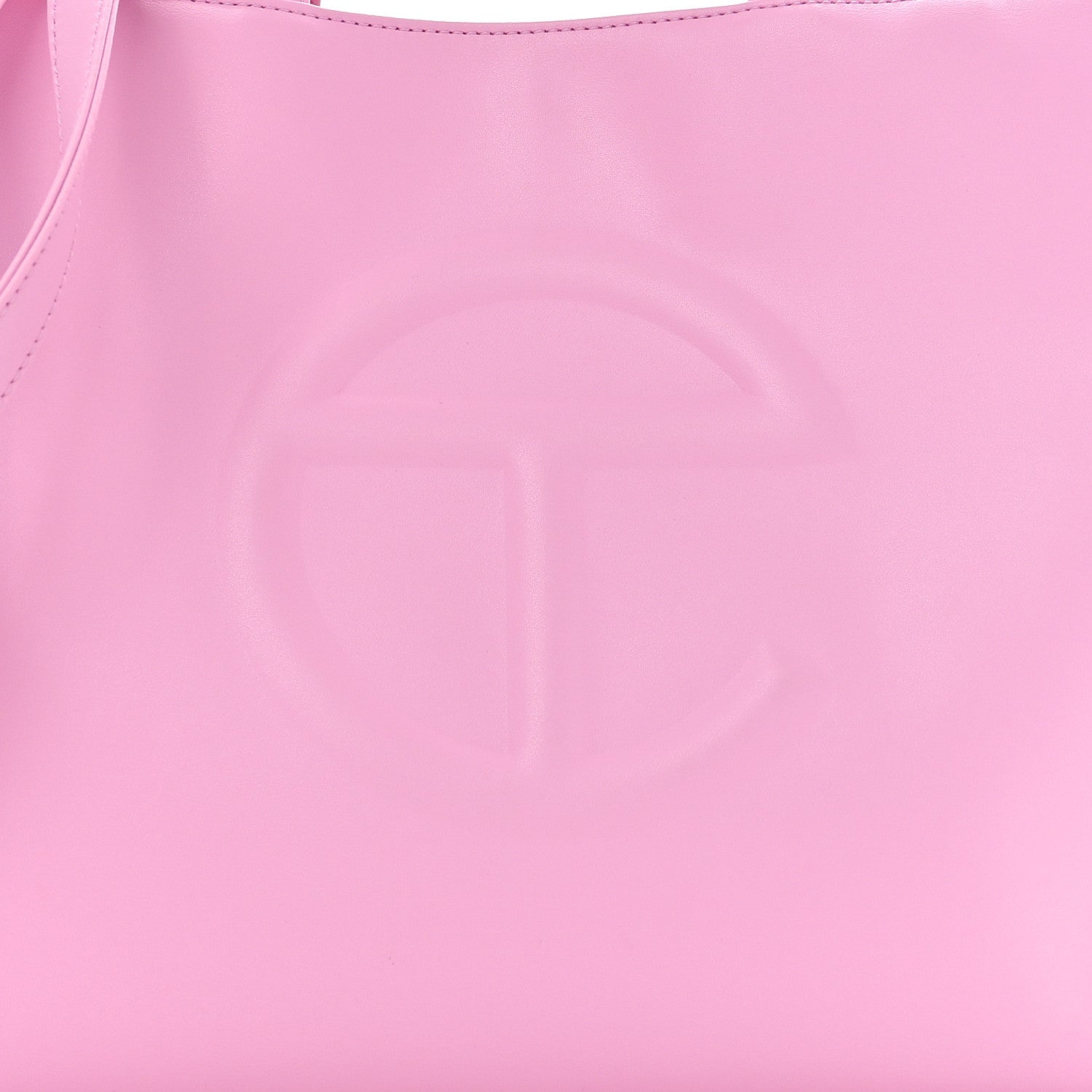 Telfar Vegan Leather Medium Shopping Bag Bubblegum 7 of 9