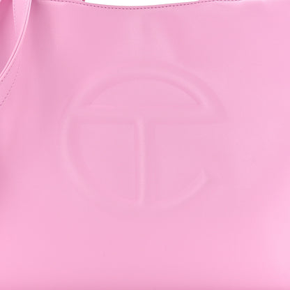 Telfar Vegan Leather Medium Shopping Bag Bubblegum 7 of 9
