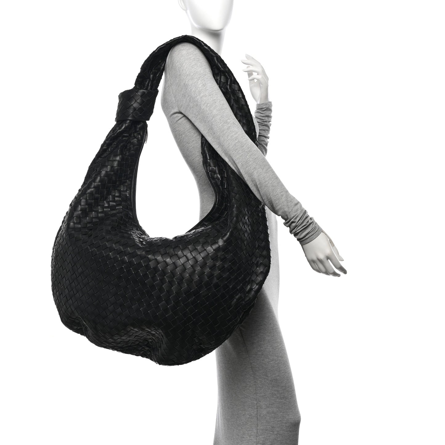 Nappa Intrecciato Maxi Jodie Black